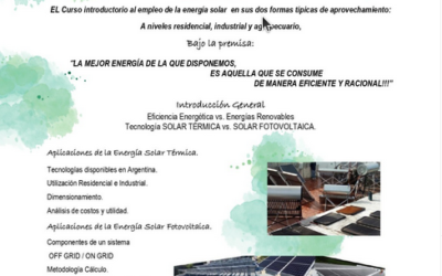 Curso introductorio al empleo de la energía solar